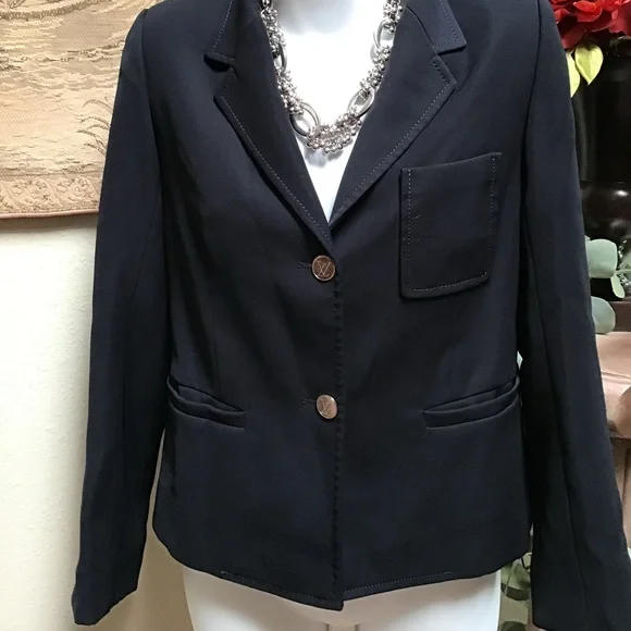 Louis Vuitton Dark Blue Blazer - Picture 3 of 10